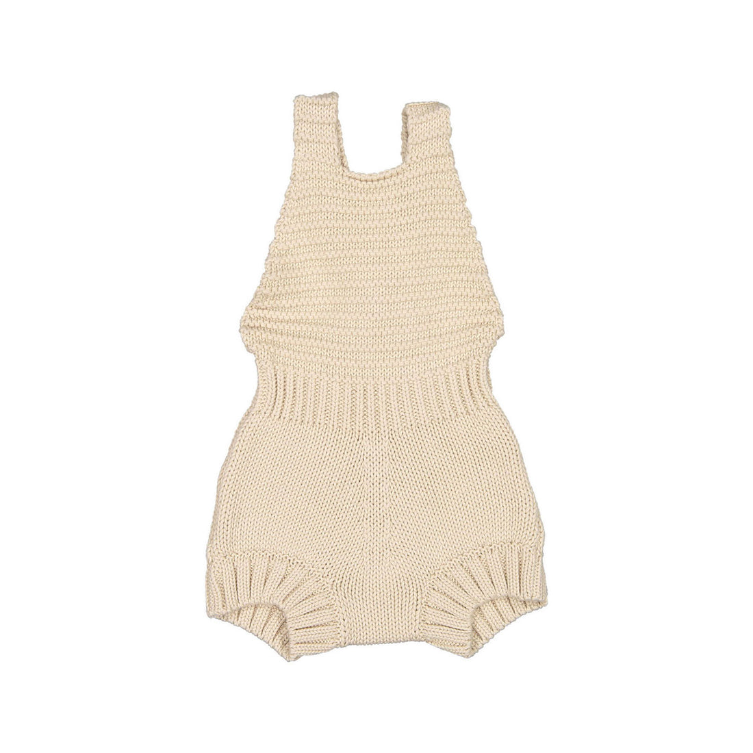 The Simple Folk The Knit Romper-Oatmeal