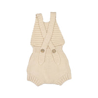 The Simple Folk The Knit Romper-Oatmeal