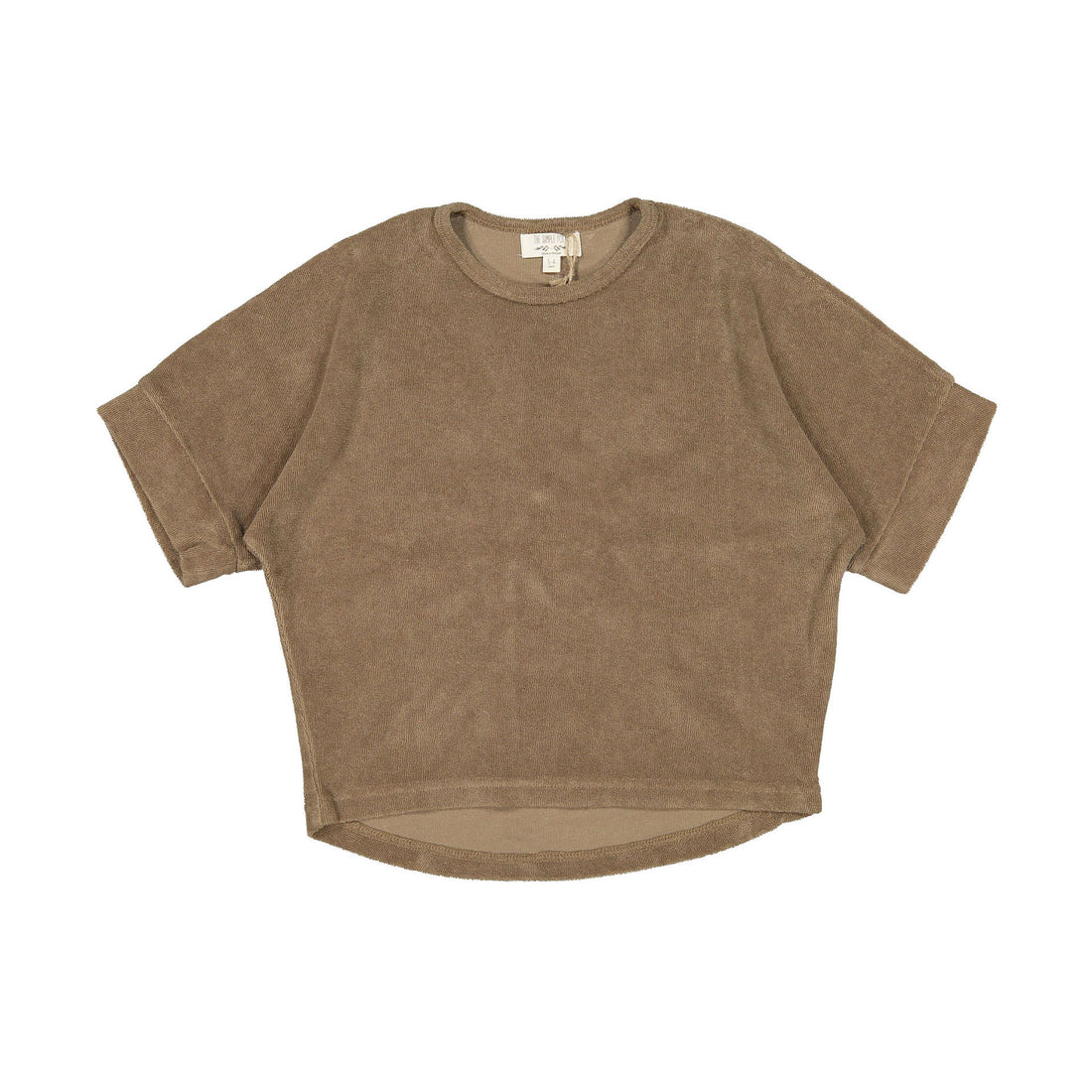 The Simple Folk The Oversized Terry Top-Walnut