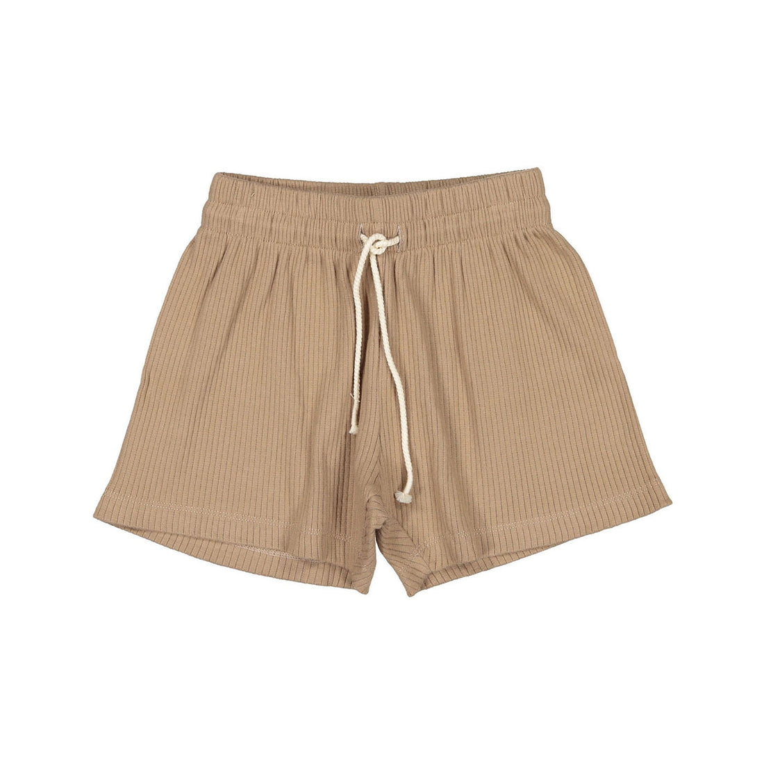 The Simple Folk The Ribbed Shorts-Mushroom
