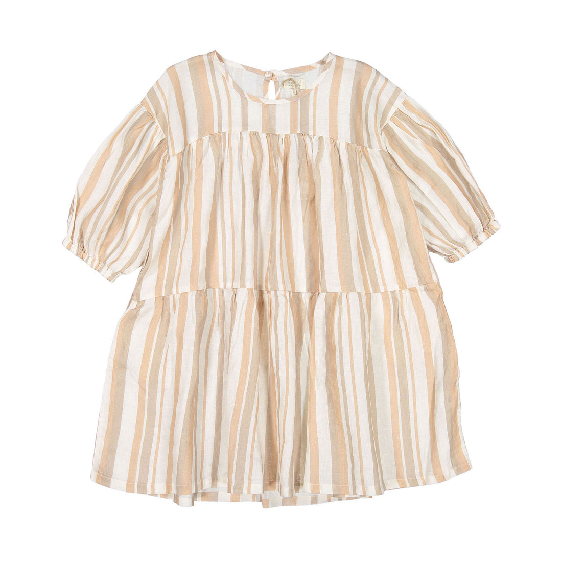 The Simple Folk The Linen Harriet Dress-Desert Stripe