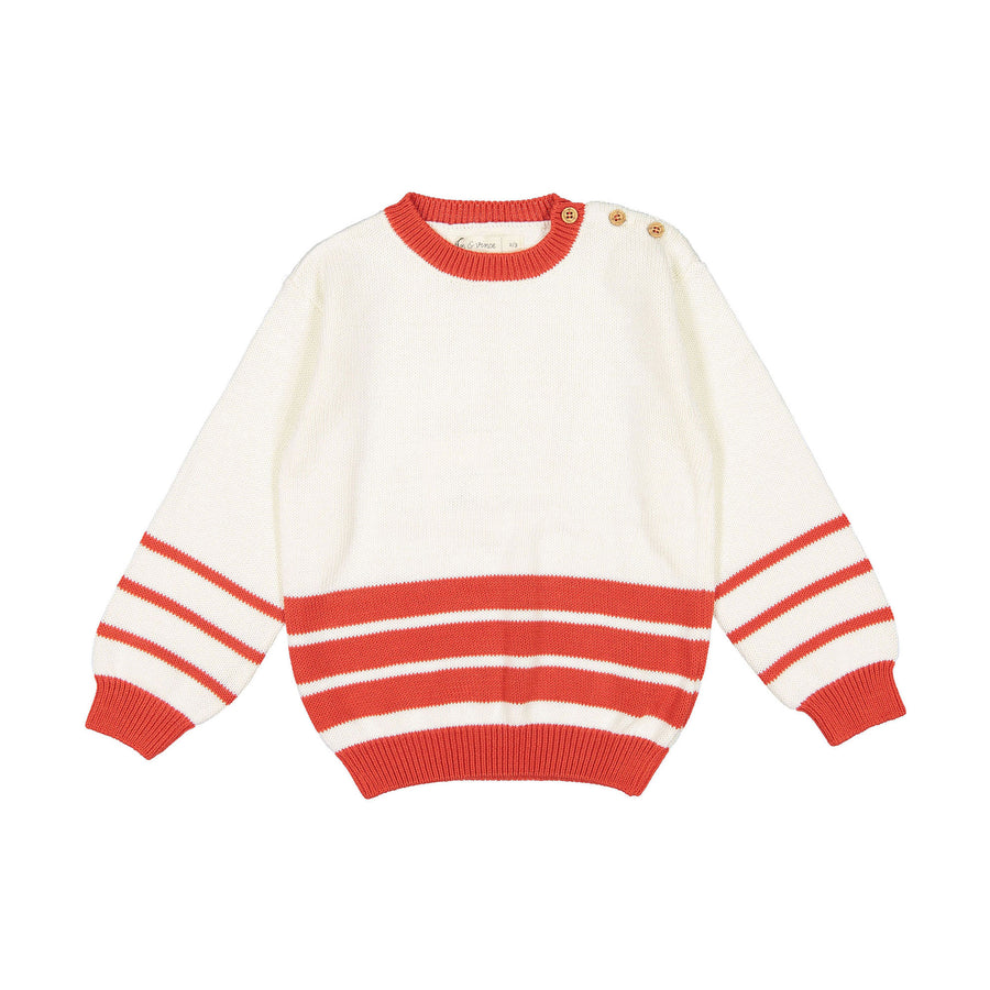 Fin and Vince Milk Crimson Harbor Sweater