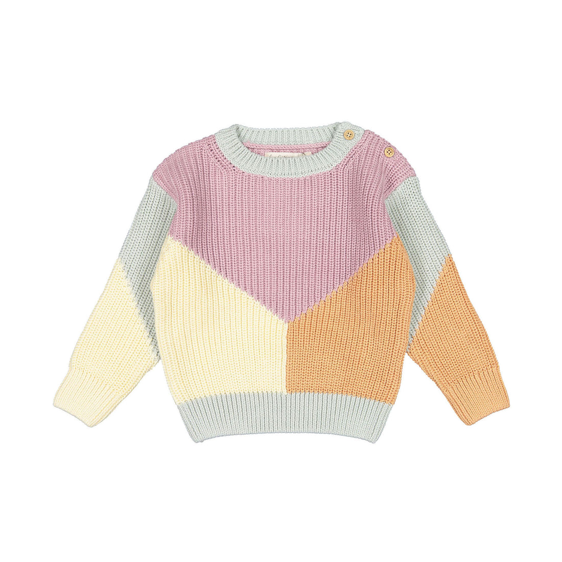 Fin and Vince Pastel Sorbet Chunky Sweater