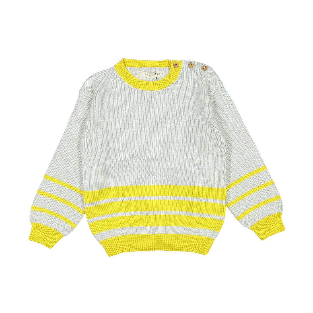 Fin and Vince Seafoam Mango Harbor Sweater