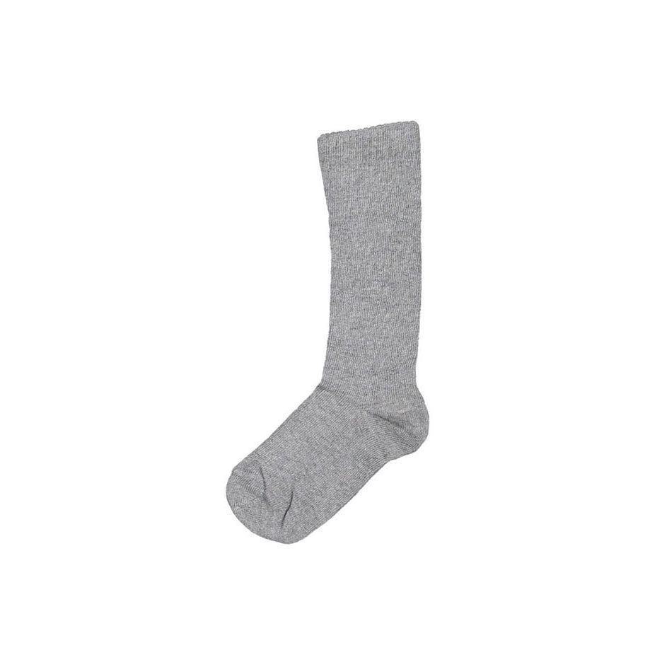 The Simple Folk The Ribbed Sock-Gray Melange