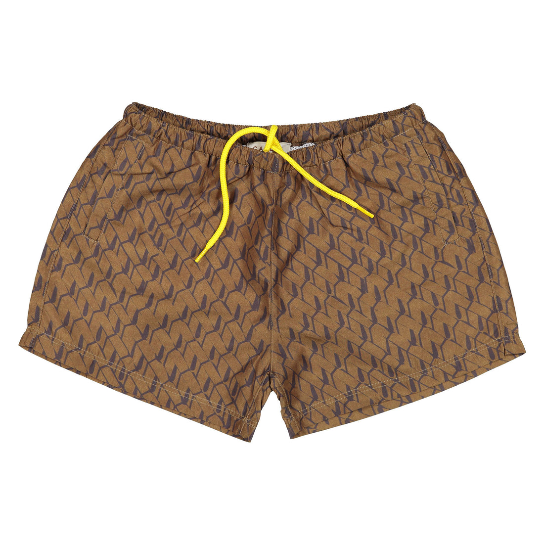Caramel Olive Liatris Baby Swimshort