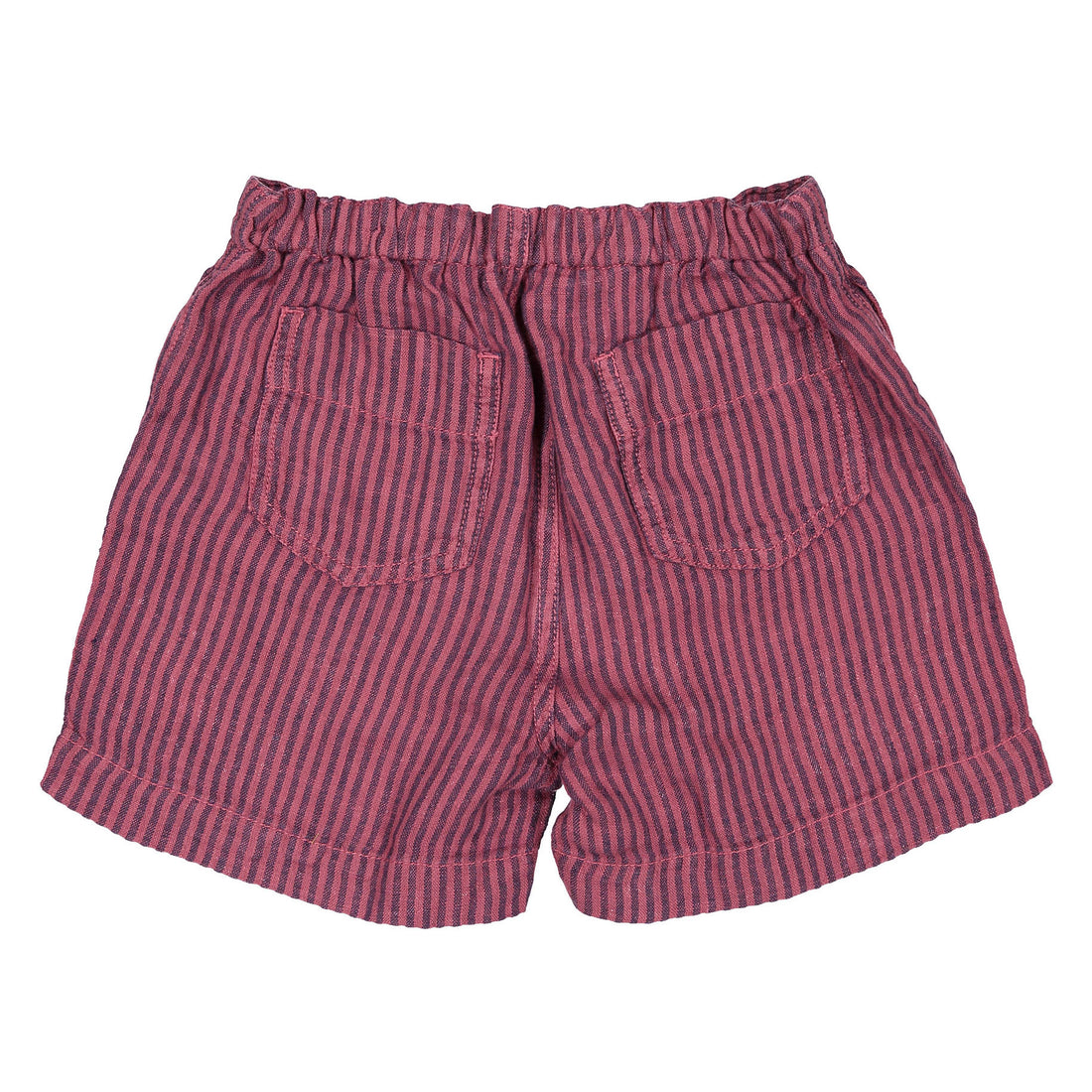 Caramel Raspberry Stripe Apium Shorts