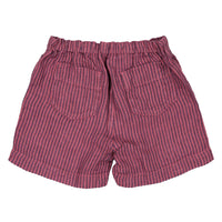 Caramel Raspberry Stripe Apium Shorts