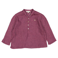 Caramel Raspberry Stripe Adonis Shirt