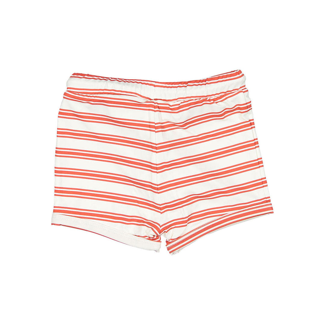 Fin and Vince Red Ticking Stripe Scuba Trunks