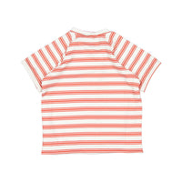 Fin and Vince Red Ticking Stripe Rash Guard