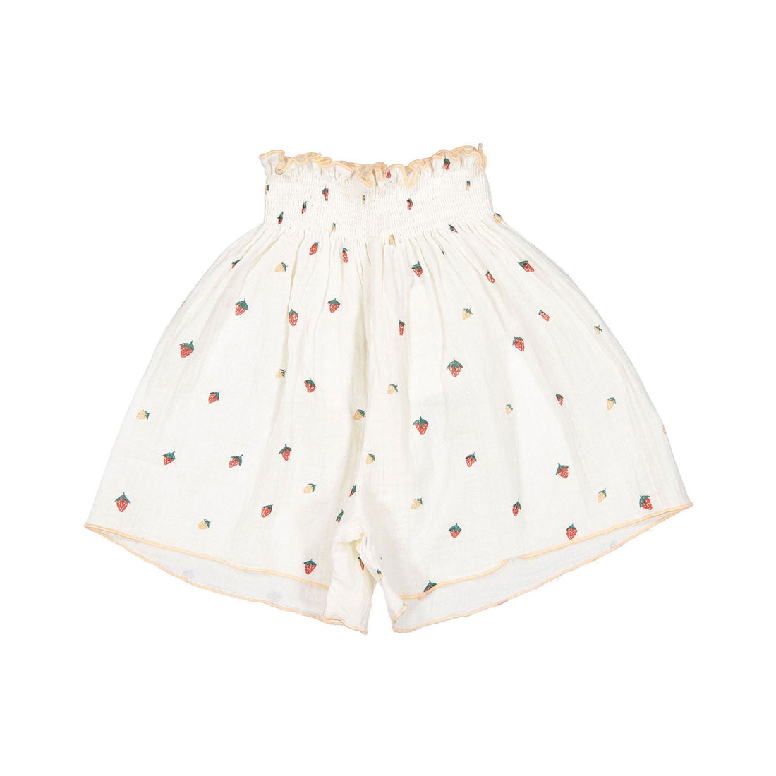 Fin and Vince Strawberries Smocked Culotte