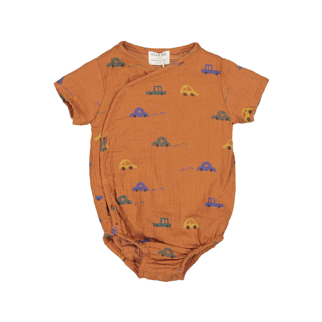 Fin and Vince Cars Wrap Onesie