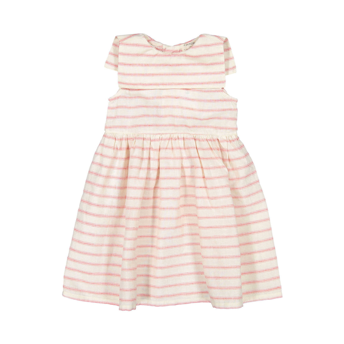 Fin and Vince Red Ticking Stripe Sailor Dress