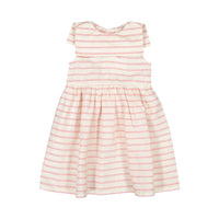 Fin and Vince Red Ticking Stripe Sailor Dress