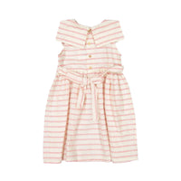 Fin and Vince Red Ticking Stripe Sailor Dress