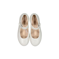 Papanatas Beige Leather Mary Jane