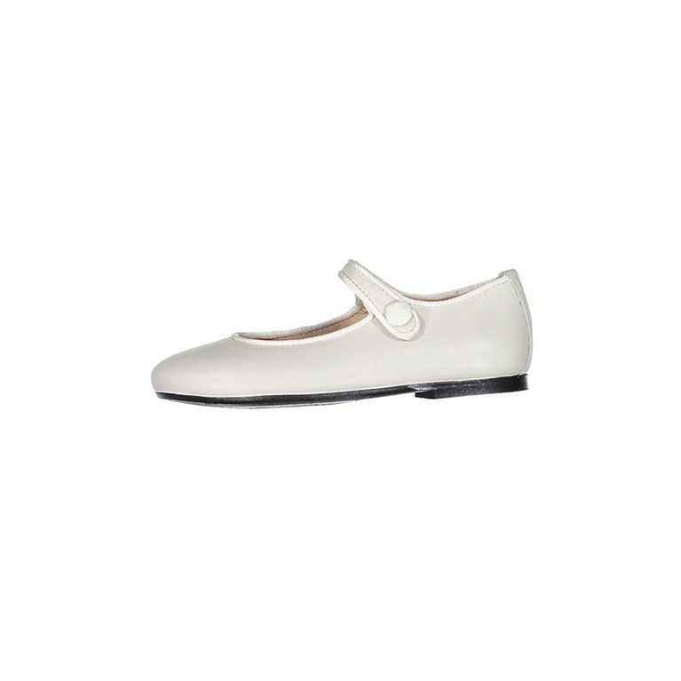 Papanatas Beige Leather Mary Jane