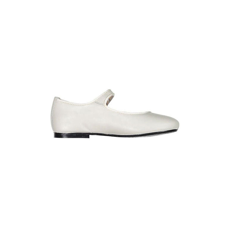 Papanatas Beige Leather Mary Jane