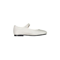 Papanatas Beige Leather Mary Jane