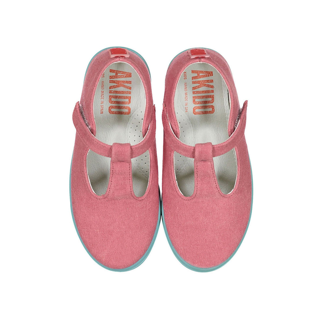 AKIDO Red Canvas Caleb T-straps