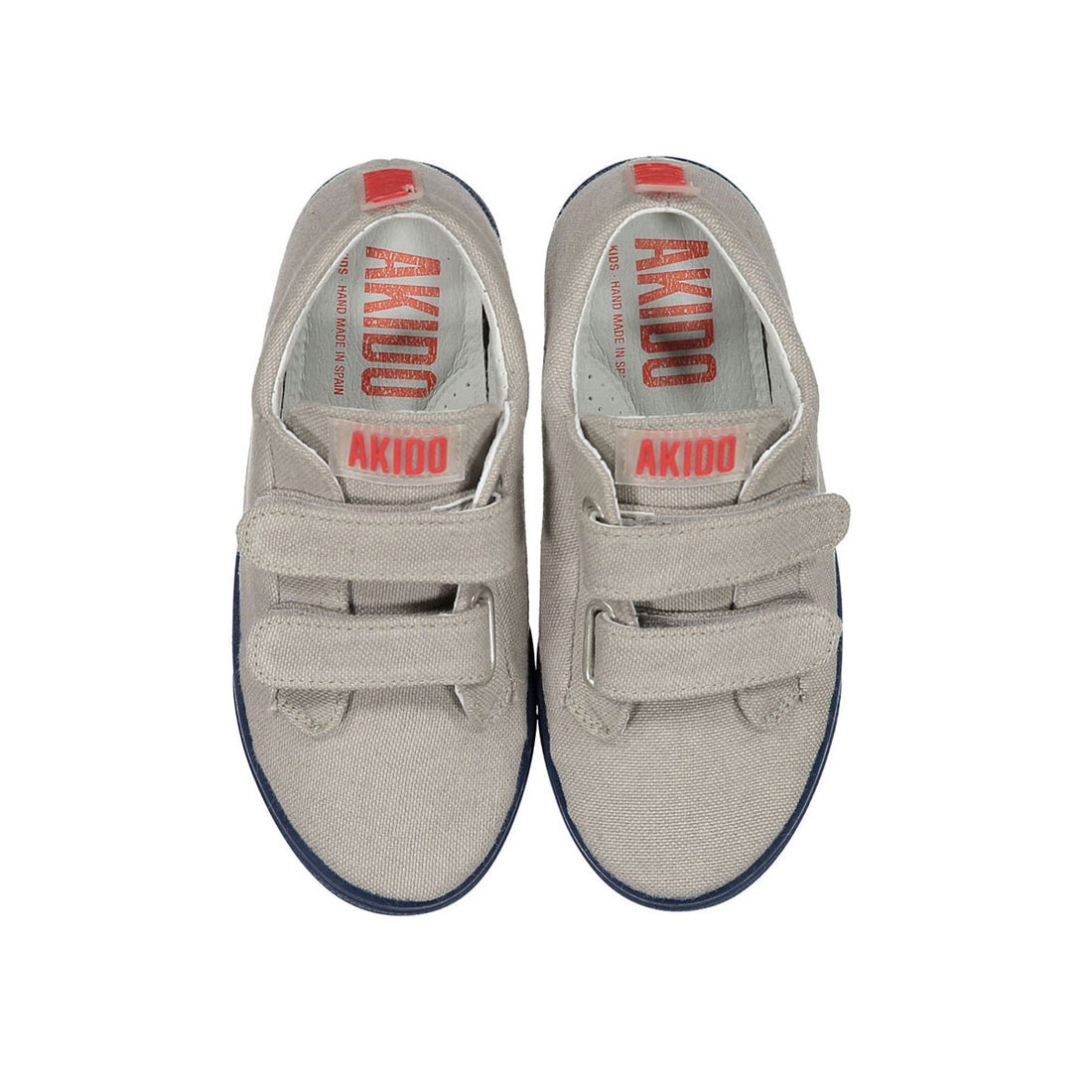 AKIDO Grey Canvas Jordan Sneakers