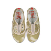 AKIDO Army Carmel Slip Ons