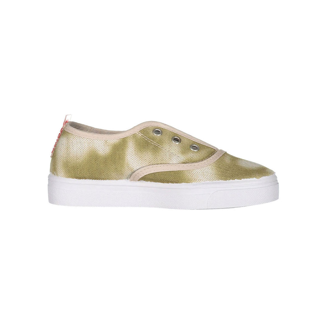 AKIDO Army Carmel Slip Ons