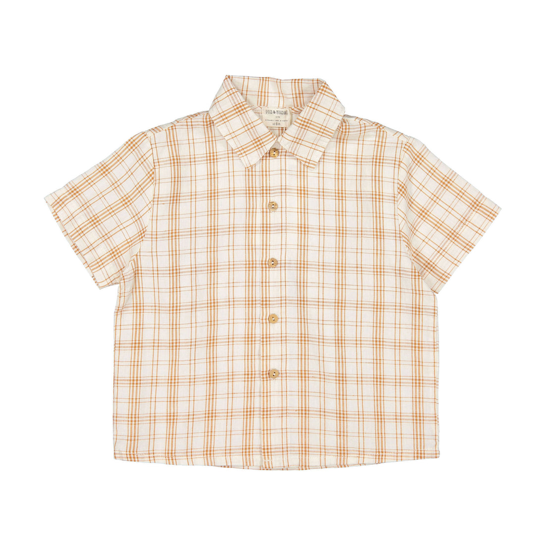 Fin and Vince Desert Plaid Woven Button Shirt