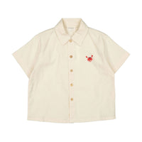 Fin and Vince Sand Embroidered Woven Button Shirt