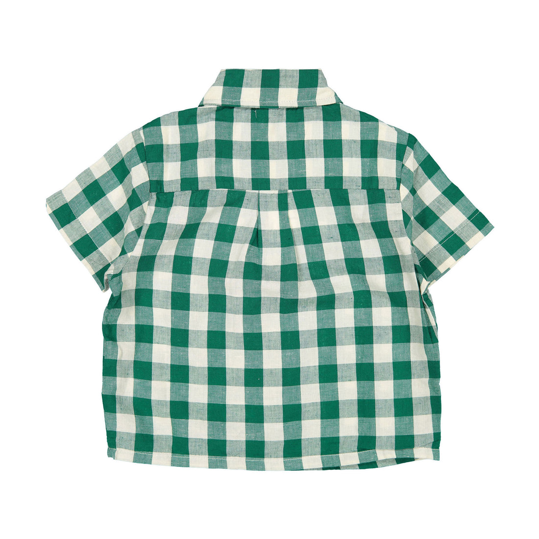 Fin and Vince Jade Check Button Up Shirt