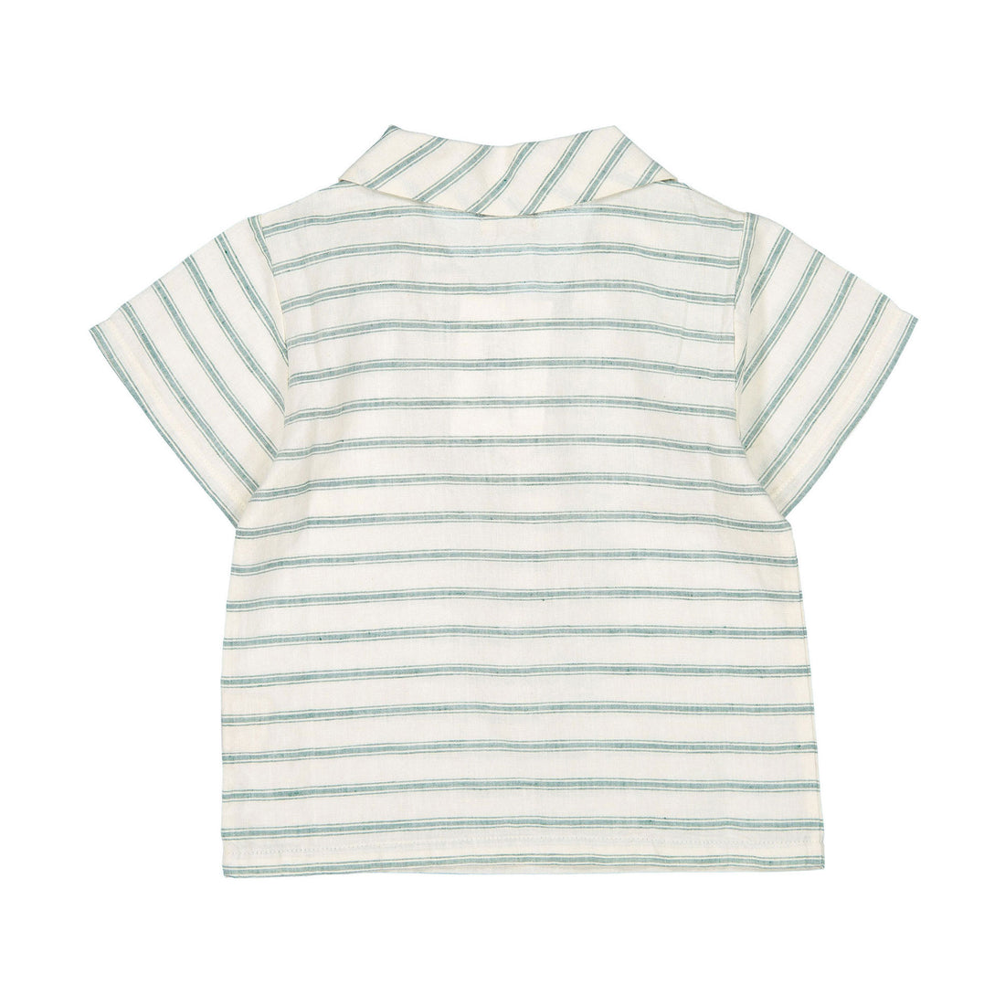 Fin and Vince Green Ticking Stripe Sailor Shirt