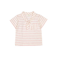 Fin and Vince Red Ticking Stripe Sailor Shirt