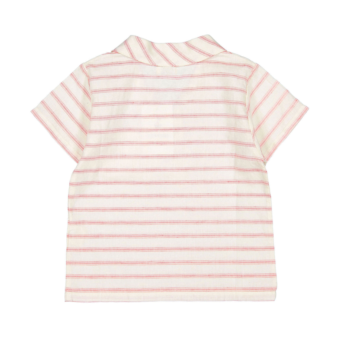 Fin and Vince Red Ticking Stripe Sailor Shirt