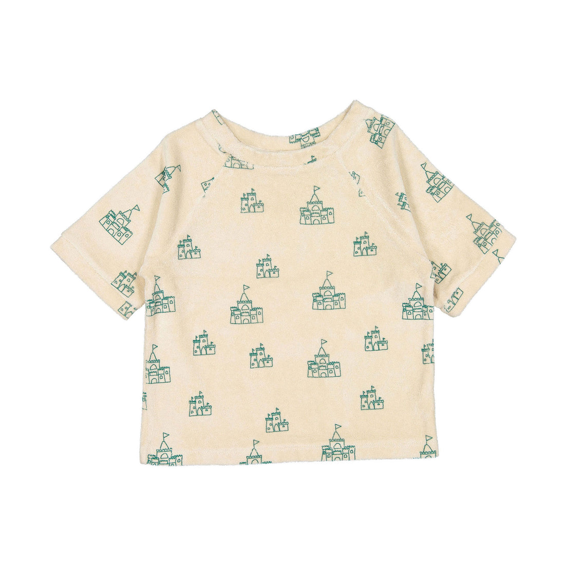 Fin and Vince Sand Castles Baseball Tee