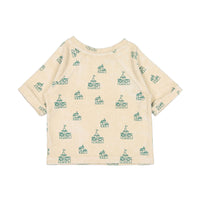 Fin and Vince Sand Castles Baseball Tee