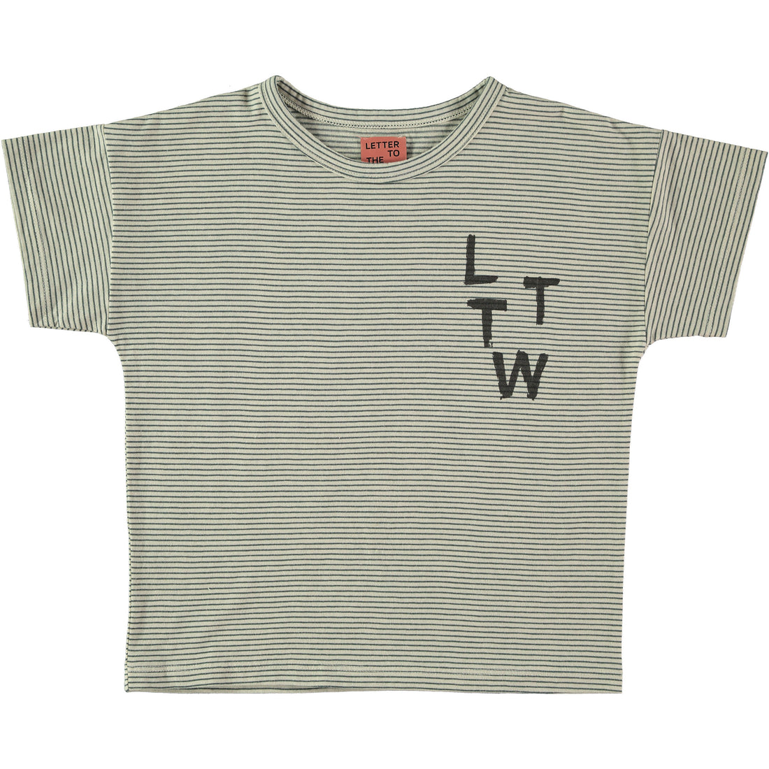 Letter To The World Graphite Nervia Tee