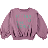 Letter To The World Plum LTTW Sweatshirt