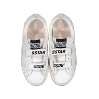 Golden Goose Optic White Old School Strap Sneakers