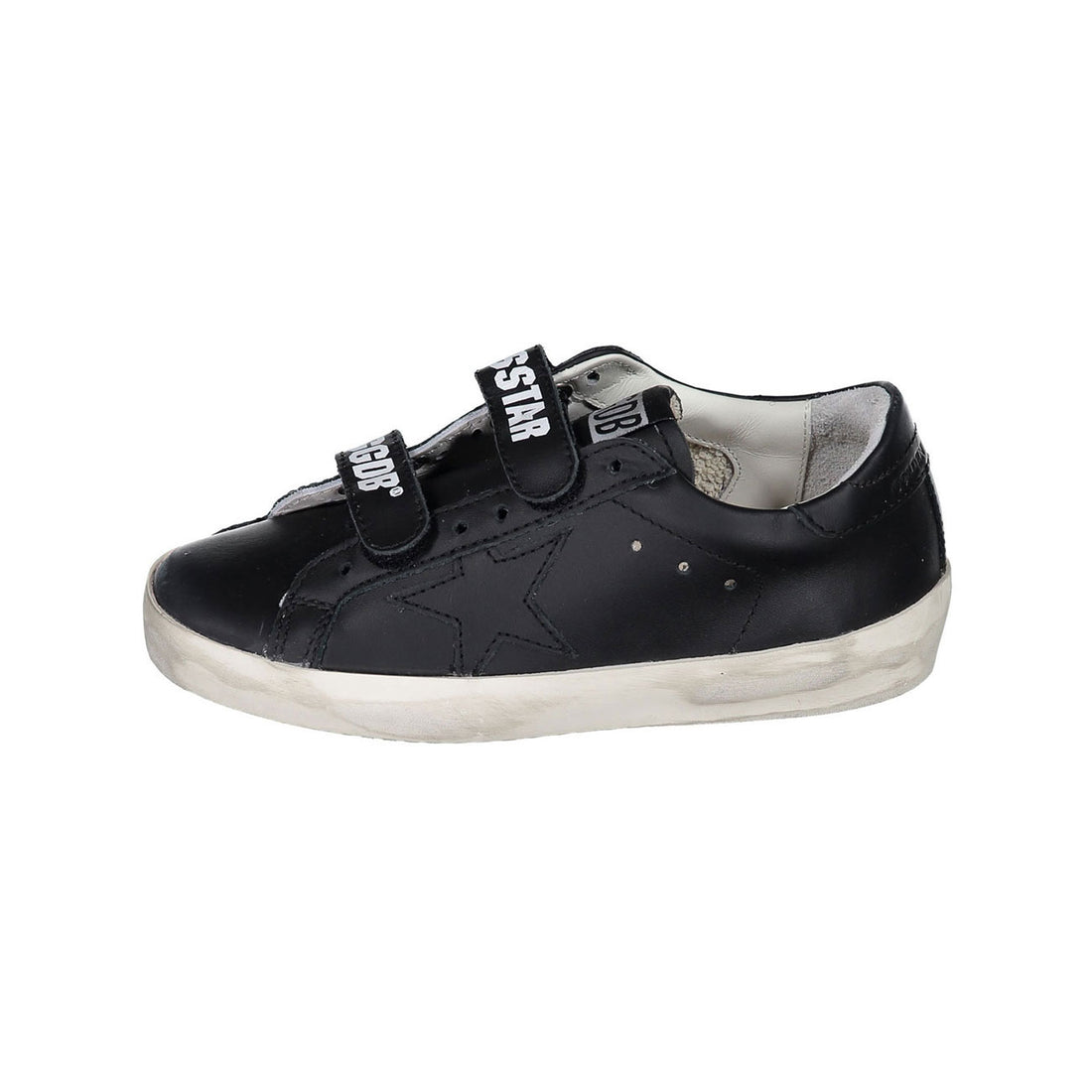 Golden Goose Black Old School Strap Sneakers