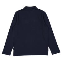Hugo Boss Navy Long Sleeve Polo