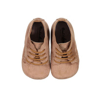 Papanatas Skin Velvet Scalloped Baby Bootie