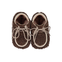 Papanatas Chocolate Sheepskin Baby Shoe