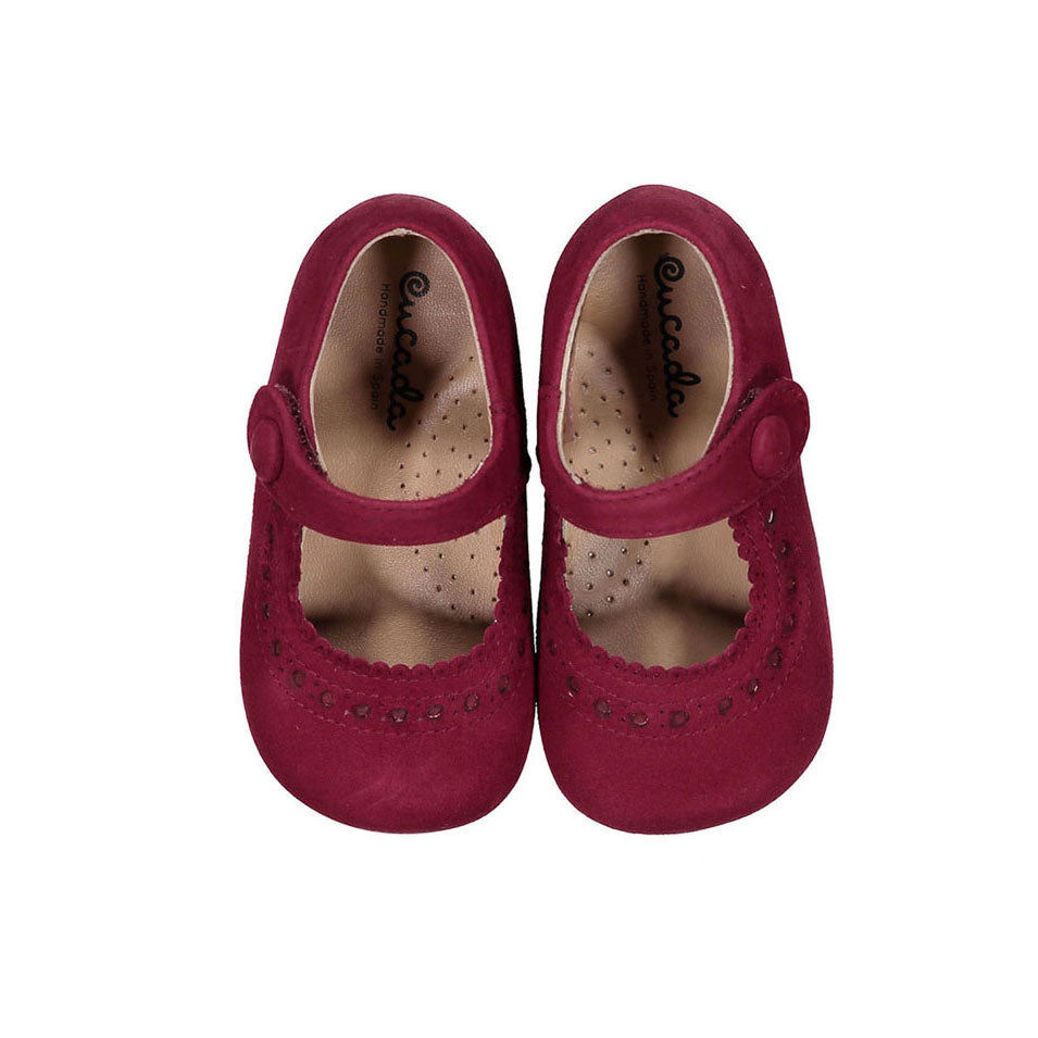 Papanatas Ruby Suede Baby Mary Jane