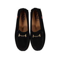 Papanatas Black Suede Loafer