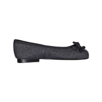 Papanatas Grey Wool Ballet Flat