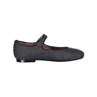 Papanatas Grey Wool Button Mary Jane
