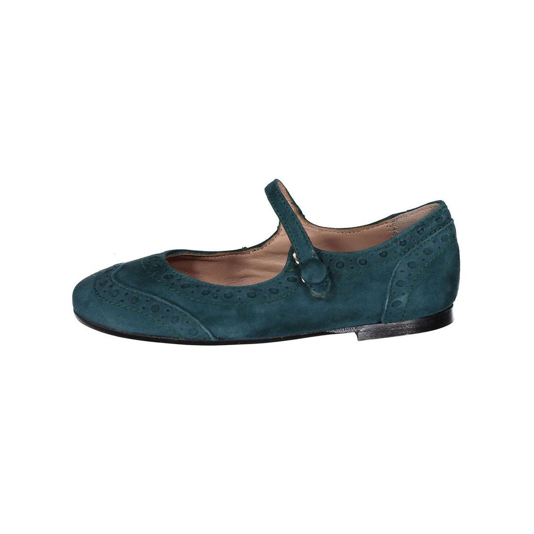 Papanatas Rain Forest Suede Wingtip Mary Janes
