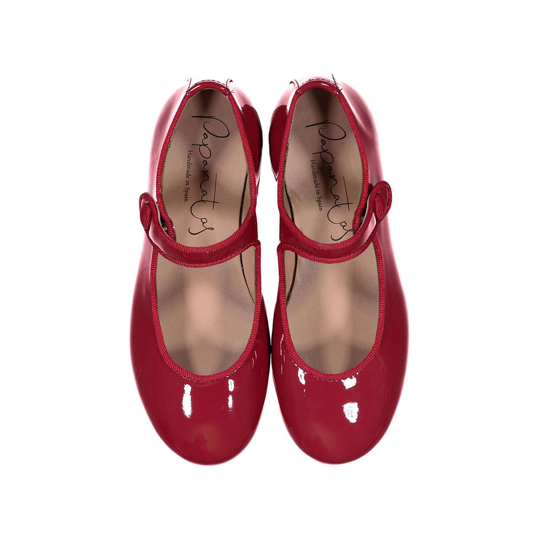 Papanatas Ruby Patent Button Mary Jane