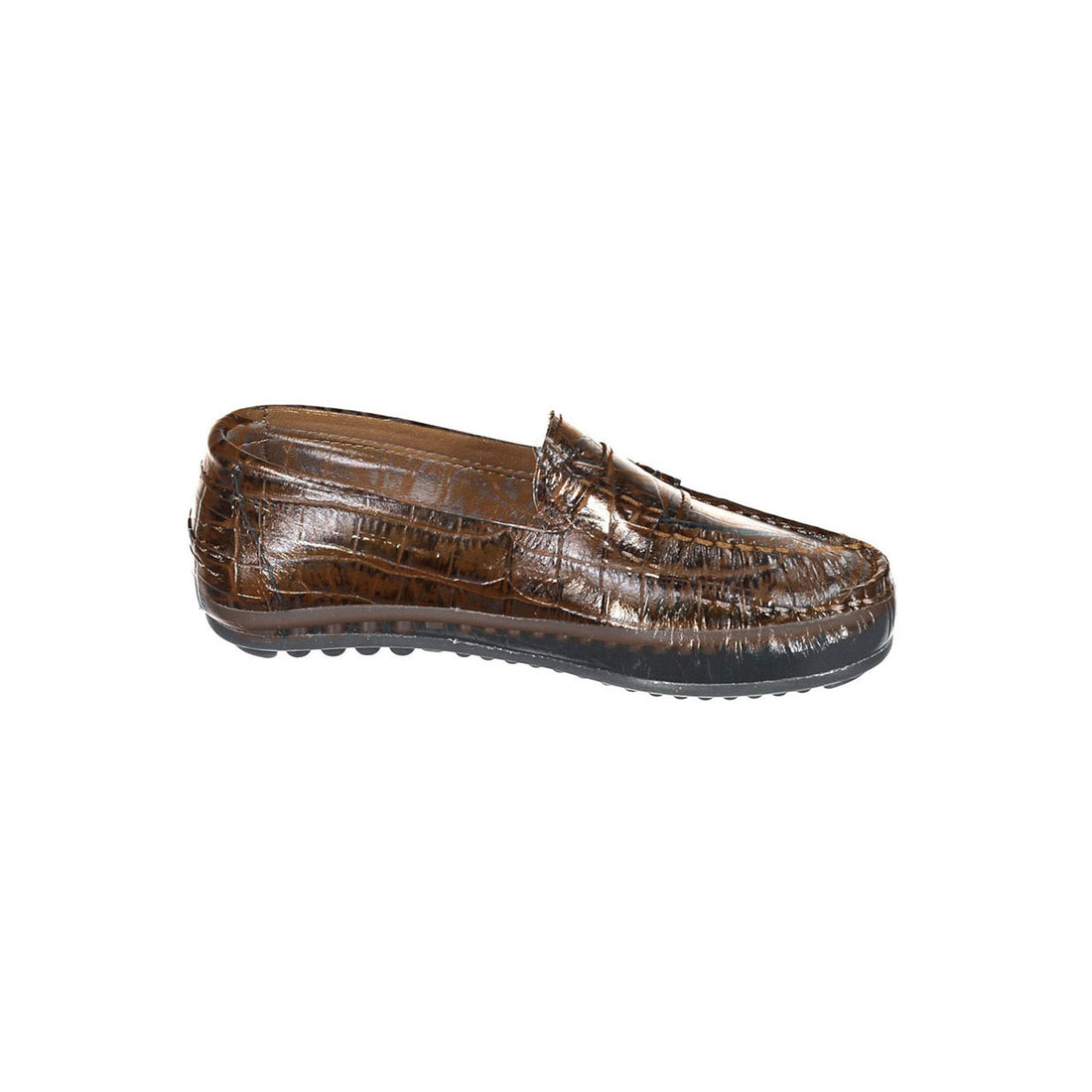 Ladida Brown Croc Loafer